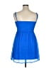 SO 100% Polyester Solid Blue Casual Dress Size XL - photo 2