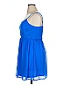 SO 100% Polyester Solid Blue Casual Dress Size XL - photo 5