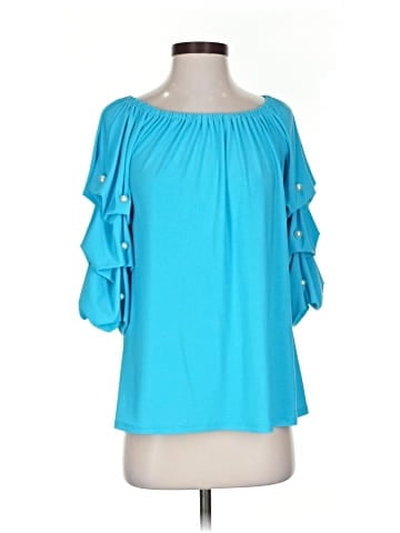Coco Bianco 3/4 Sleeve Blouse (view 1)