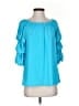 Coco Bianco Teal 3/4 Sleeve Blouse Size S - photo 1