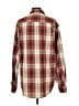 Burton Plaid Burgundy Long Sleeve Button-Down Shirt Size L - photo 2