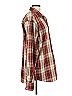 Burton Plaid Burgundy Long Sleeve Button-Down Shirt Size L - photo 4