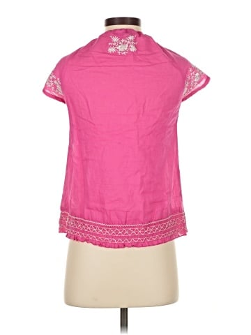 Calypso by Christiane Celle Short Sleeve Blouse (view 2)