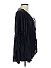 Weekend Suzanne Betro Black Blue Short Sleeve Blouse Size L - photo 4