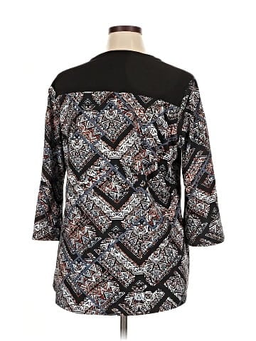 NY Collection 3/4 Sleeve Blouse (view 2)