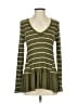 Eri + Ali Stripes Green Long Sleeve Top Size XS - photo 1