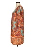 Glam 100% Polyester Paisley Orange Casual Dress Size S - photo 5