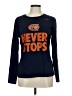 Nike 100% Polyester Blue Long Sleeve T-Shirt Size M - photo 1