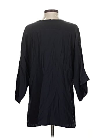 Elie Tahari 3/4 Sleeve Silk Top (view 2)