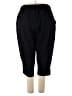 St. John's Bay 100% Polyester Solid Black Active Pants Size 2X - photo 2