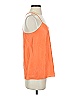 Tibi 100% Silk Orange Sleeveless Top Size 2 - photo 4