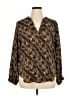 Veronica M. Brown Long Sleeve Blouse Size XL - photo 1