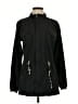 CAbi 100% Cotton Solid Black Coat Size S - photo 1