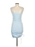 LIVI Checkered-gingham Blue Casual Dress Size M - photo 2