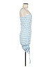 LIVI Checkered-gingham Blue Casual Dress Size M - photo 4