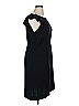 Jaeger Solid Black Cocktail Dress Size 16 - photo 4