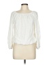 MLM 100% Rayon Ivory White Long Sleeve Blouse Size M - photo 1