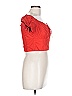 Zara 100% Cotton Red Short Sleeve Top Size L - photo 4