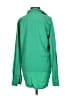 Babaton 100% Lyocell Solid Green Long Sleeve Blouse Size XS - photo 2