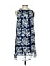 Bailey 44 100% Viscose Print Blue Casual Dress Size L - photo 1
