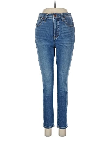 Madewell 10" High-Rise Skinny Crop Jeans in Bradfield Wash (view 1)