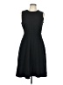 Lands' End Solid Black Casual Dress Size 12 - photo 1