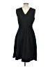 Lands' End Solid Black Casual Dress Size 12 - photo 2