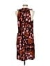 CAbi 100% Polyester Print Black Brown Casual Dress Size M - photo 2