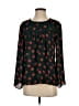 Ann Taylor LOFT 100% Polyester Black Long Sleeve Blouse Size XS - photo 1