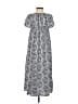 Yidarton Paisley Gray Casual Dress Size S - photo 2