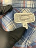 Current/Elliott Plaid Blue Long Sleeve Button-Down Shirt Size XS (0) - photo 7