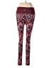 Athleta Paisley Burgundy Leggings Size S - photo 2