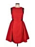 Prabal Gurung Color Block Red Cocktail Dress Size 10 - photo 1