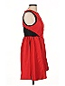 Prabal Gurung Color Block Red Cocktail Dress Size 10 - photo 4