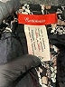 Cartonnier 100% Polyester Floral Black Casual Pants Size 6 - photo 6