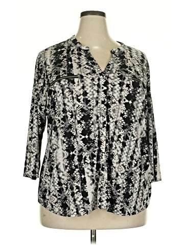Carmen Carmen Marc Valvo 3/4 Sleeve Blouse (view 1)