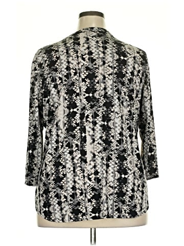 Carmen Carmen Marc Valvo 3/4 Sleeve Blouse (view 2)