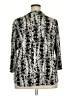 Carmen Carmen Marc Valvo Silver Black 3/4 Sleeve Blouse Size 2X - photo 2