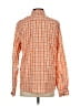 Levi's Checkered-gingham Orange Long Sleeve Button-Down Shirt Size S - photo 2