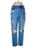 Wax Jean Hearts Blue Jeans Size 11 - photo 1