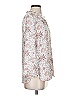Ann Taylor LOFT 100% Polyester Paisley Ivory 3/4 Sleeve Blouse Size XS - photo 4