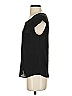 Joie 100% Silk Black Short Sleeve Top Size XS - photo 5