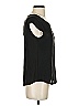 Joie 100% Silk Black Short Sleeve Top Size XS - photo 4