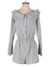 Saks Fifth Avenue Stripes Gray Romper Size M - photo 1