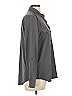 Eddie Bauer Gray Long Sleeve Blouse Size L - photo 4