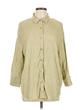 Blu Pepper 3/4 Sleeve Button Down Shirt