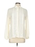 Assorted Brands 100% Polyester Ivory Long Sleeve Blouse Size 10 - photo 1