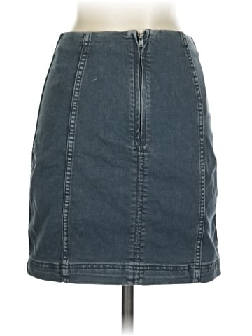 Free People Denim Skirt (view 2)