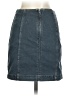 Free People Solid Blue Denim Skirt Size 2 - photo 2