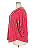 Torrid Red 3/4 Sleeve Blouse Size 2X Plus (2) - photo 5